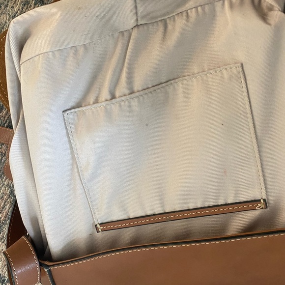 Valentino Lucy By Mario Leather Saddle Bag Brown Purse Shoulder Leather with Bag - Picture 9 of 14